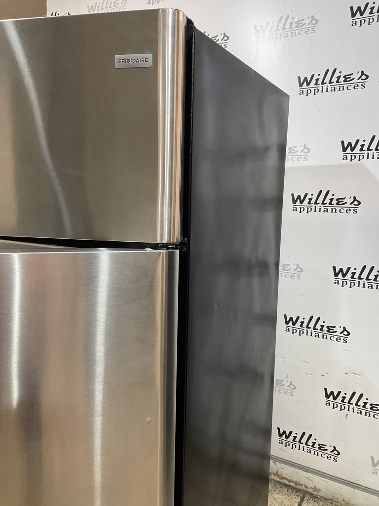 Frigidaire Used Refrigerator Top and Bottom 30x66 (Stainless Steel) 
