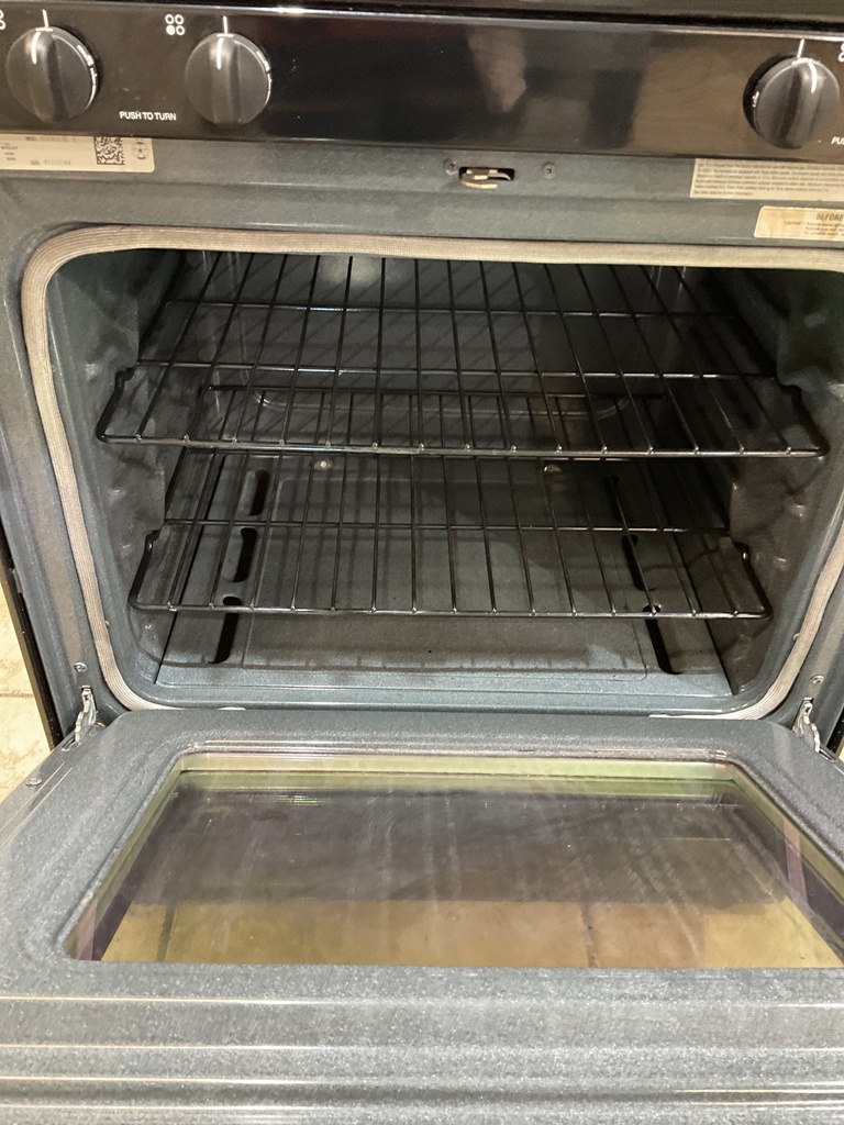 Whirlpool Used Natural Gas Stove 30inches (Black) 