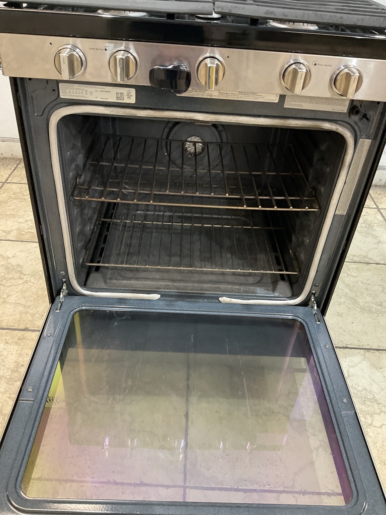 Whirlpool Used Natural Gas Stove 30inches (stainless steel) 