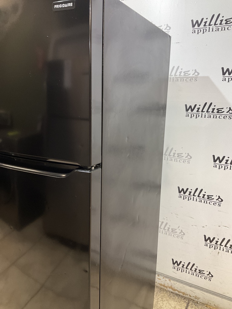 Frigidaire Used Refrigerator Top and Bottom 30x66 (Black) 