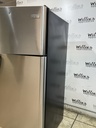 Frigidaire Used Refrigerator Top and Bottom 30x66 1/2” (Stainless Steel) 