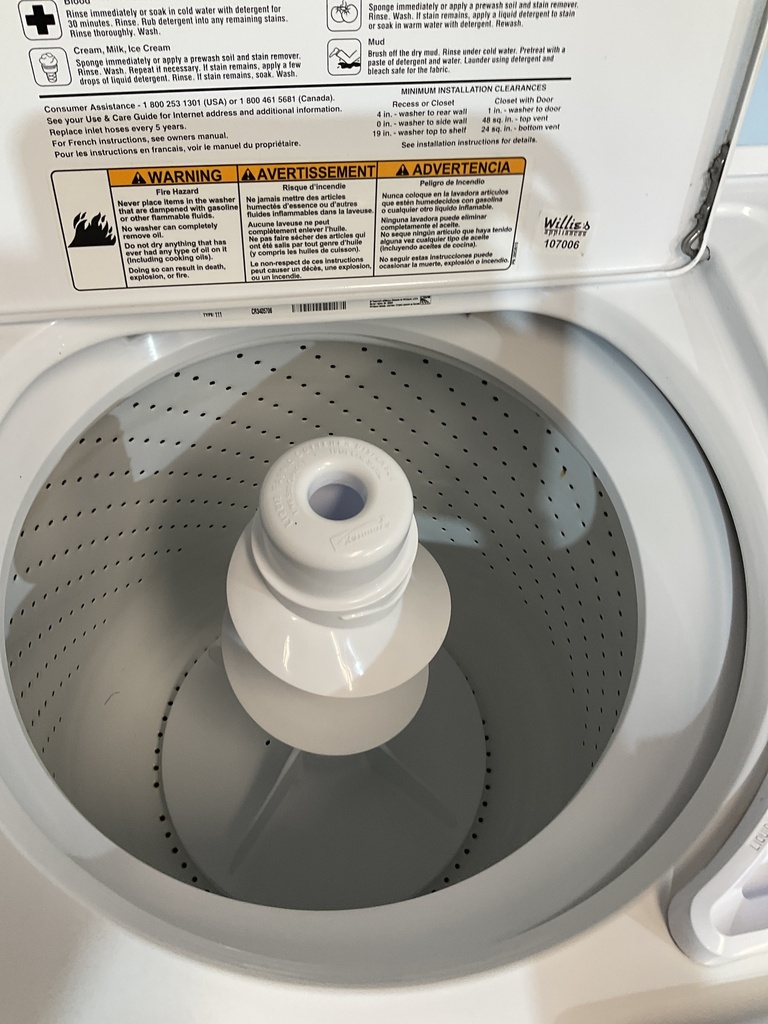 Whirlpool Used Washer Top-load 27inches (White) 