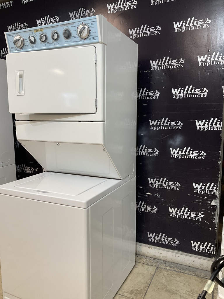 Whirlpool Used Natural Gas Unit Stackable 27x72 1/2” (White) 