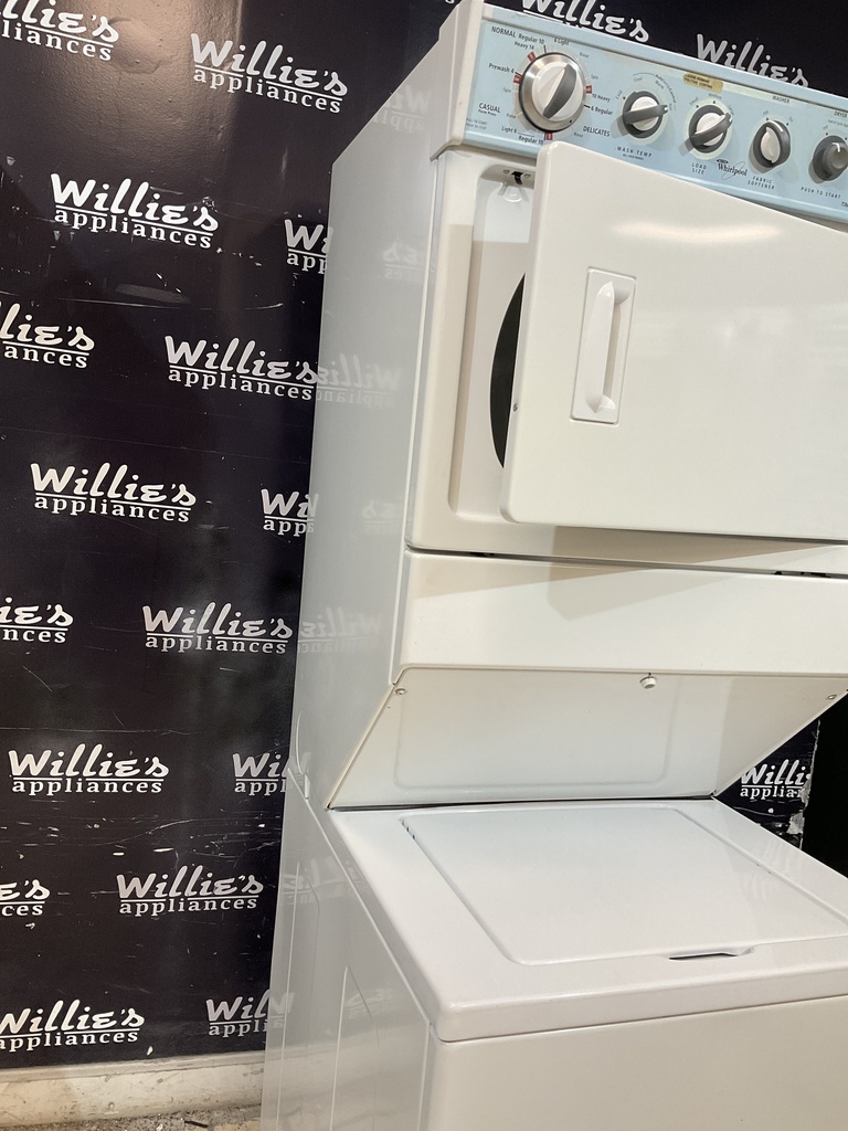 Whirlpool Used Natural Gas Unit Stackable 27x73 (White) 