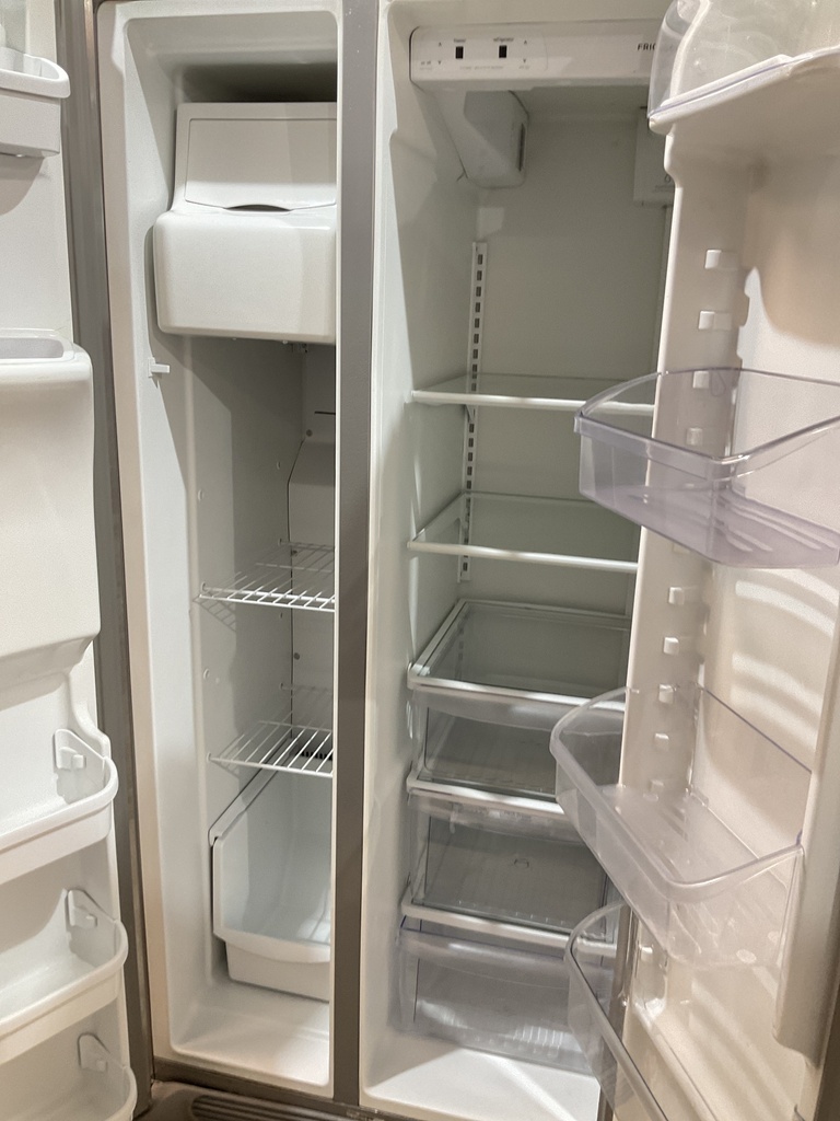 Frigidaire Used Refrigerator Side by Side 33 1/2” x 69 (Stainless Steel) 