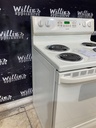 Hotpoint Used Natural Gas Stove 220volts (40/50 AMP) 30inches {no cord} (bisque) 