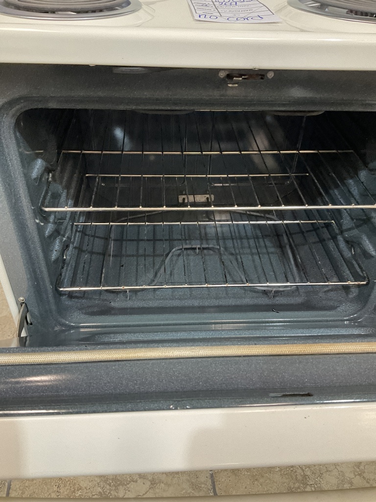 Hotpoint Used Natural Gas Stove 220volts (40/50 AMP) 30inches {no cord} (bisque) 