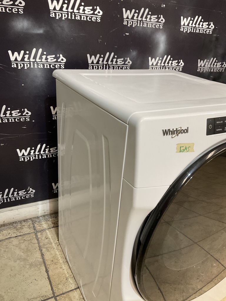 Whirlpool Used Natural Gas Dryer 27inches (White) 