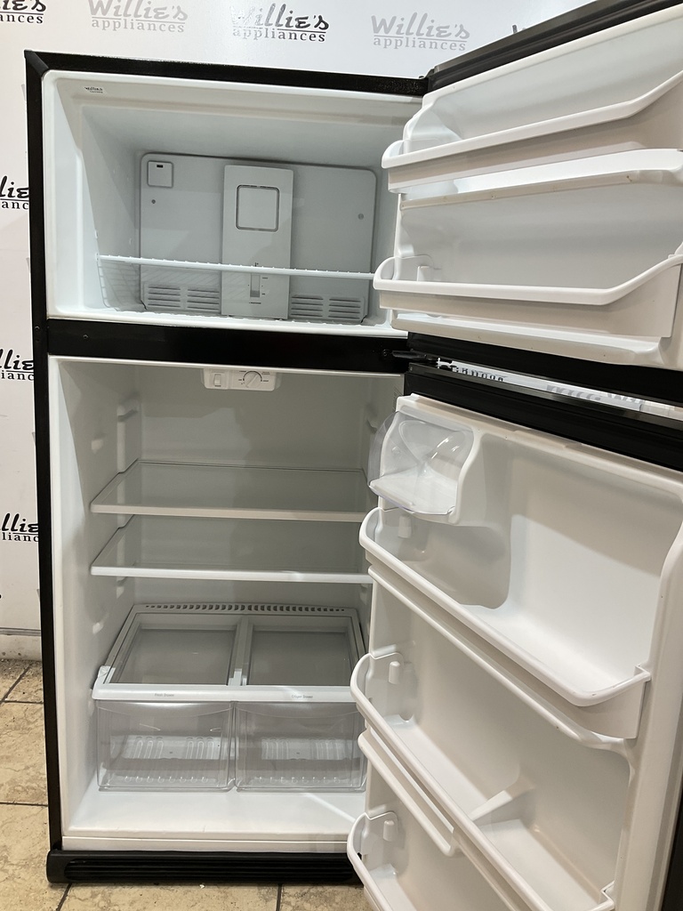 Frigidaire Used Refrigerator Top and Bottom 30x65 1/2” (Stainless Steel) 