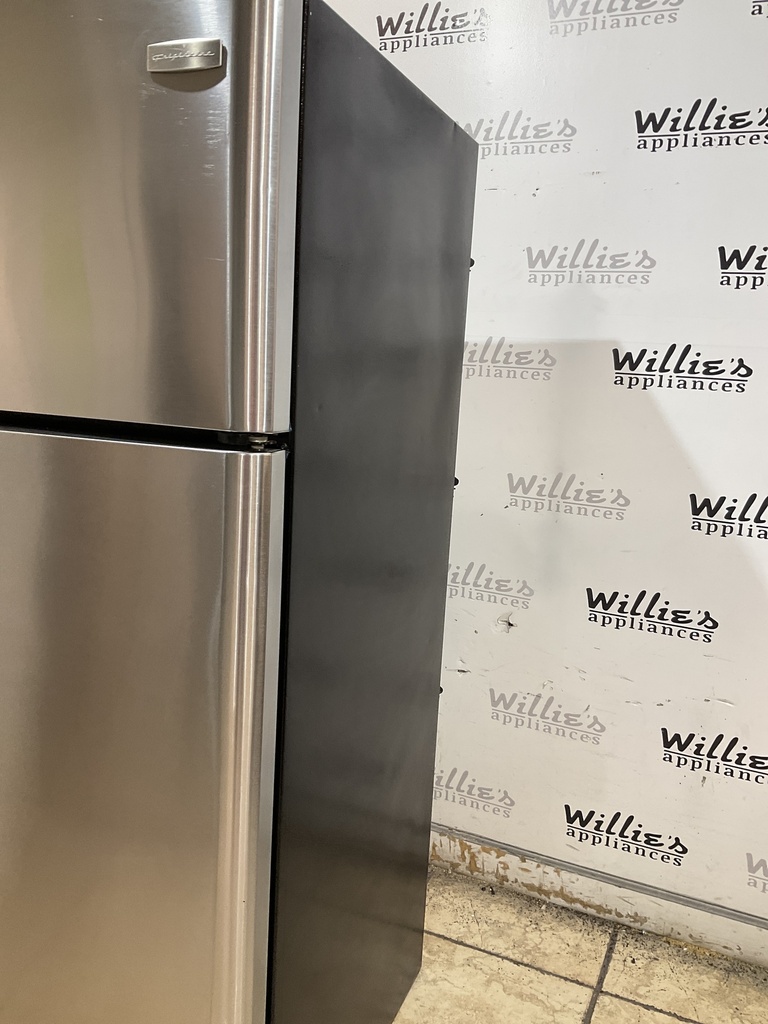 Frigidaire Used Refrigerator Top and Bottom 30x66 (Stainless Steel) 