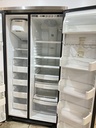 Ge Used Refrigerator Side By Side 36x70 1/2” (Stainless Steel) 
