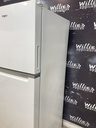 Whirlpool Used Refrigerator Top and Bottom 24x61 (White) 
