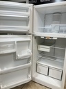 Ge Used Refrigerator Top and Bottom 30x67 (White) 
