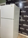 Whirlpool Used Refrigerator Top and Bottom 30x66 1/2” (White) 