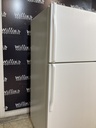 Whirlpool Used Refrigerator Top and Bottom 30x66 1/2” (White) 