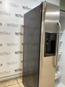 Ge Used Refrigerator Side by Side 33x69 1/2” (Stainless Steel) 
