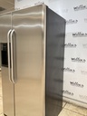 Ge Used Refrigerator Side by Side 33x69 1/2” (Stainless Steel) 