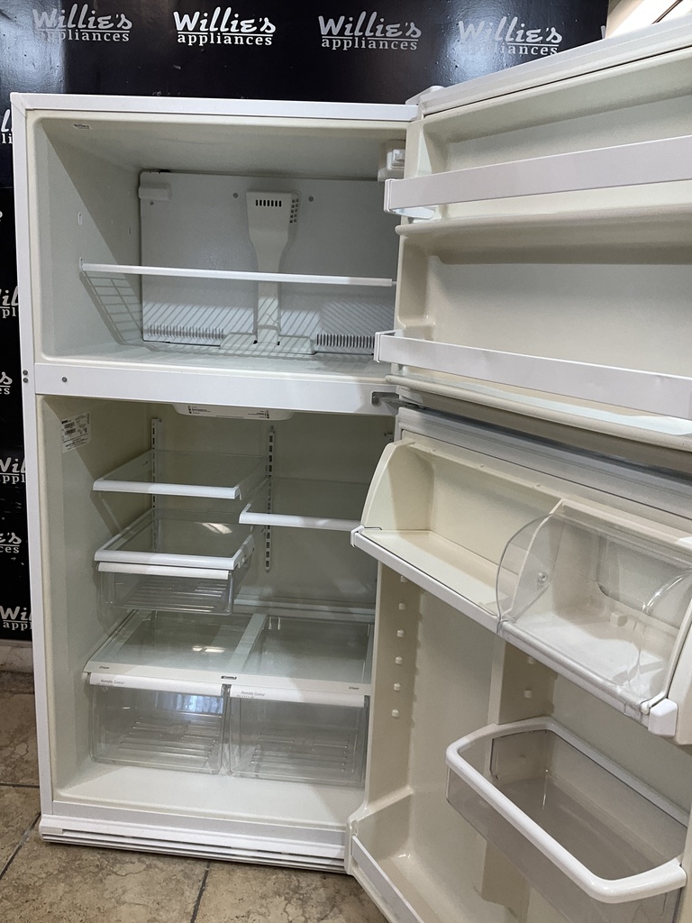 Kenmore Used Refrigerator Top and Bottom 33x66 (White)