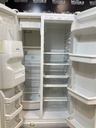 Whirlpool Used Refrigerator Side By Side 36x69 1/2” (white)