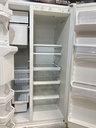 Whirlpool Used Refrigerator Side by Side 33 1/2” x 66 1/2” (white) 