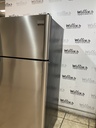 Frigidaire Used Refrigerator Top and Bottom 30x66 1/2” (Stainless Steel) 