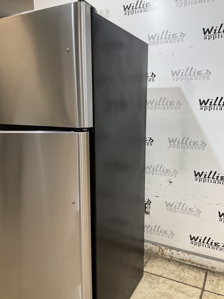 Kenmore Used Refrigerator Top and Bottom 30x66 1/2” (Stainless Steel) 