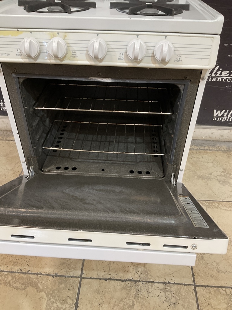 Premier Used Natural Gas Stove 24inches (White) 