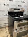 Ge Used Electric Stove 220volts (40/50 AMP) 30inches {3 prong} (Stainless steel) 