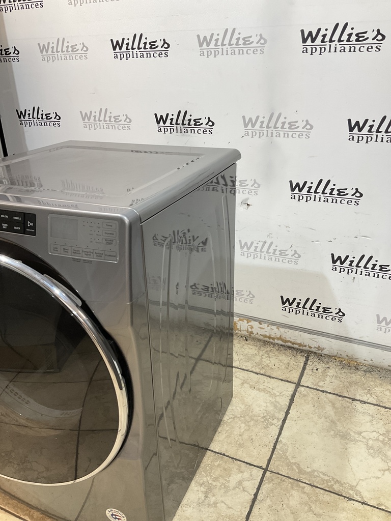 Whirlpool Used Electric Dryer 220volts (30 AMP) 27inches {no cord} (Grey) 
