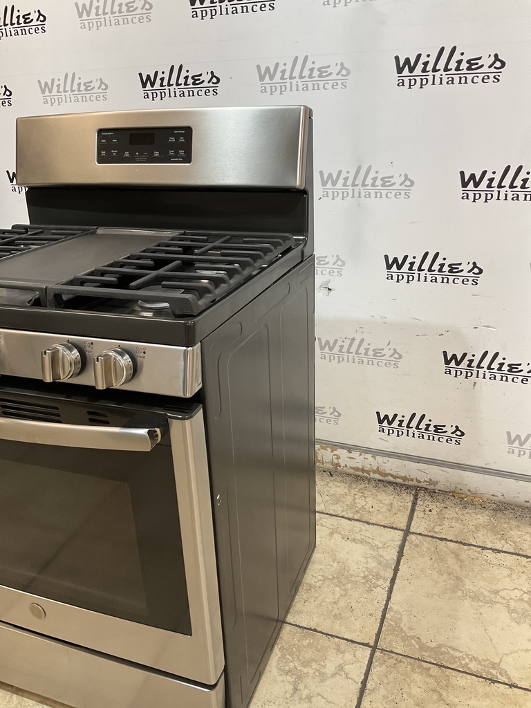 Ge Used Natural Gas Stove 30inches (Stainless Steel) 