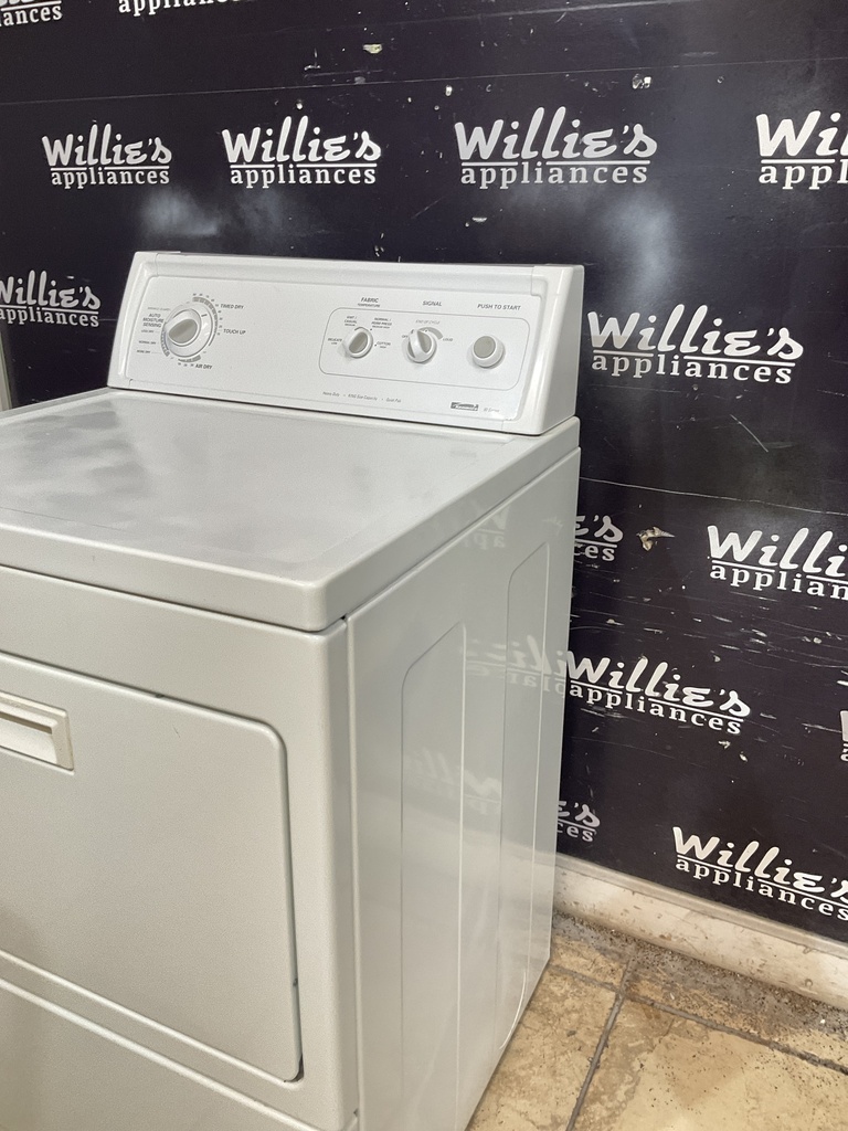Kenmore Used Electric Dryer 220volts (30 AMP) 27inches {3 prong} (White) 