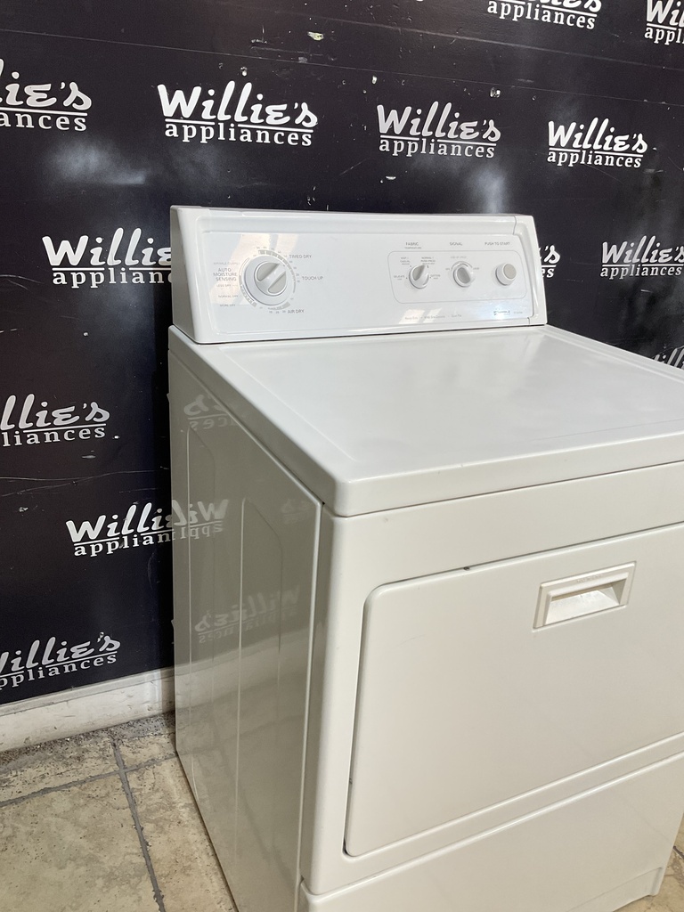 Kenmore Used Electric Dryer 220volts (30 AMP) 27inches {3 prong} (White) 