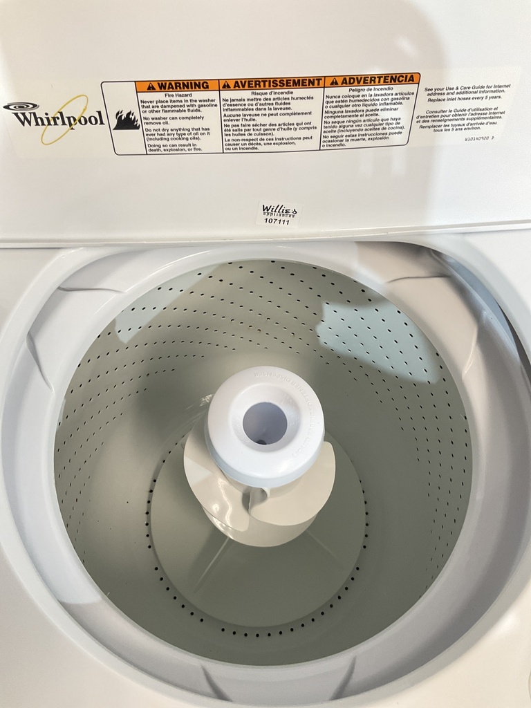 Whirlpool Used Washer Top-load 27inches (White) 