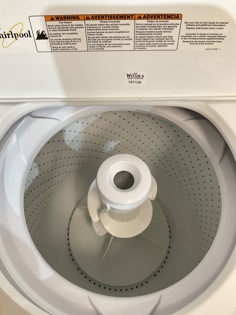 Whirlpool Used Washer Top-load 27inches (White) 