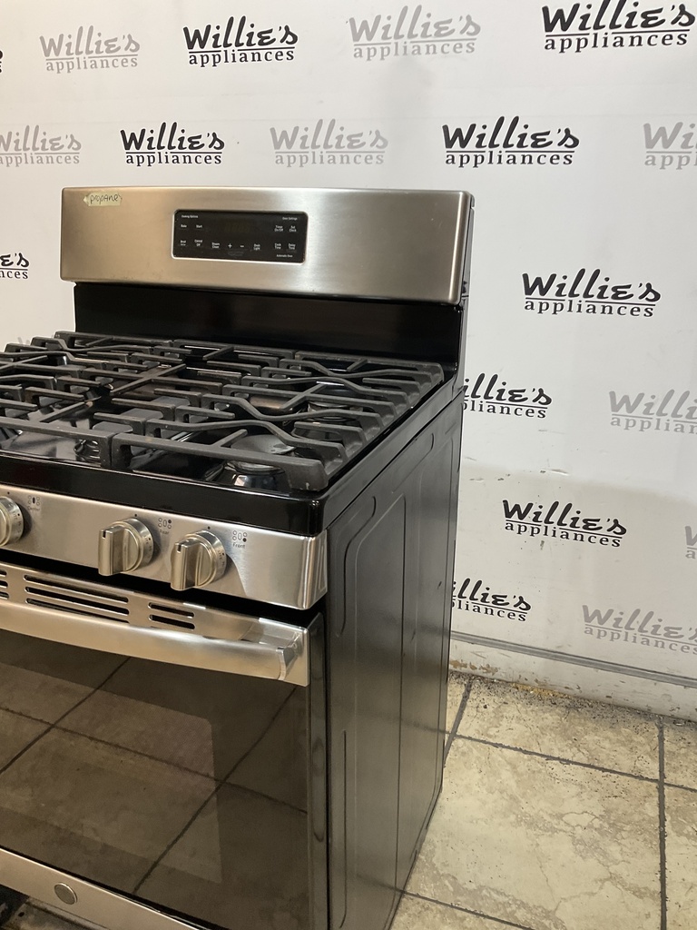 Ge Used Gas Propane Stove 30inches (Stainless Steel) 