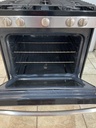 Ge Used Gas Propane Stove 30inches (Stainless Steel) 