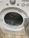 Lg Used Electric Dryer 220volts (30 AMP) 27inches {no cord} (White)
