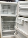 Ge Used Refrigerator Top and Bottom 28x61 1/2” (White) 
