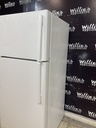 Ge Used Refrigerator Top and Bottom 28x61 1/2” (white) 