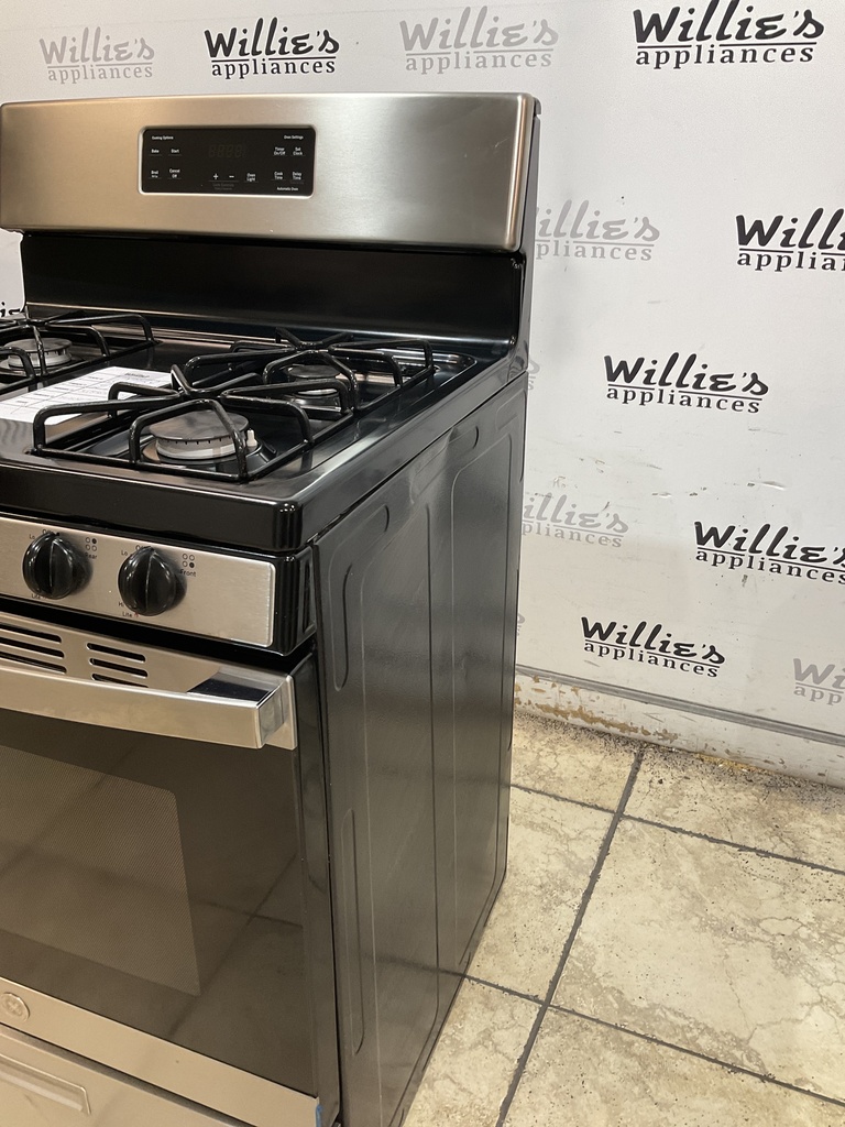 Ge Used Natural Gas Stove 30inches (Stainless Steel) 