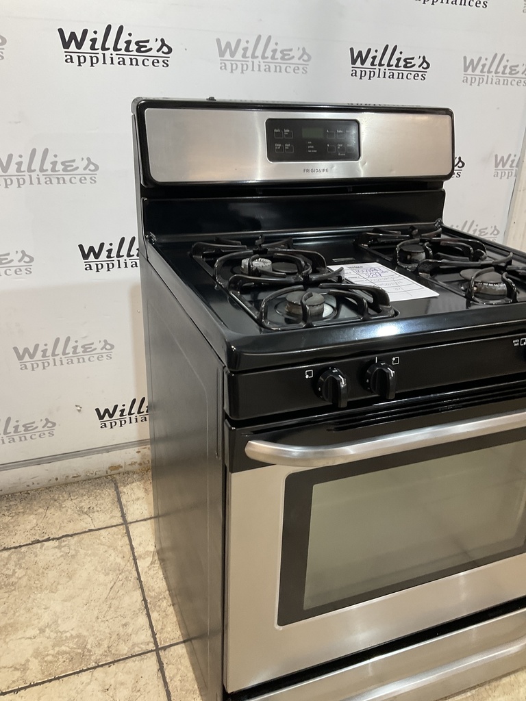 Frigidaire Used Natural Gas Stove 30inches (Stainless Steel) 