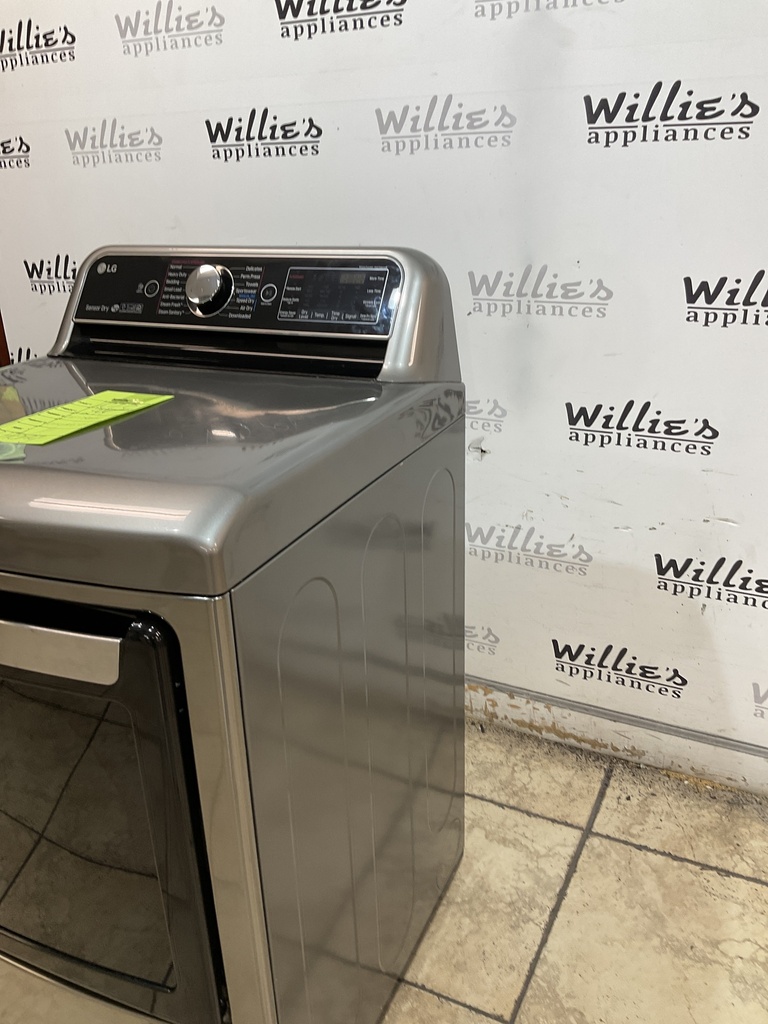 Lg Used Electric Dryer 220volts (30 AMP) 27inches {3 prong} (Grey) 