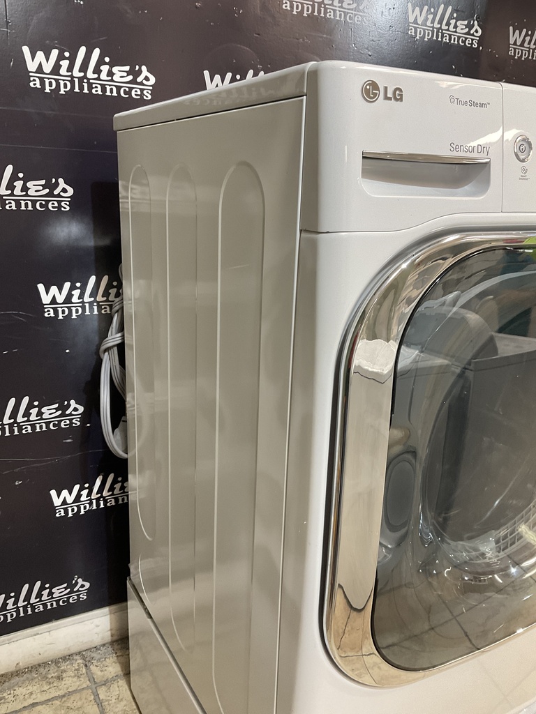 Lg Used Electric Dryer 220volts (30 AMP) 29inches {3 prong} (white) 