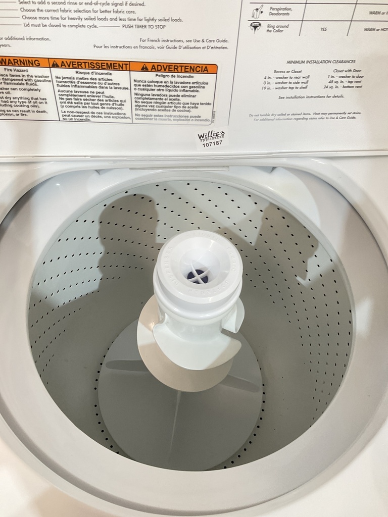 Whirlpool Used Washer Top-load 27inches (White)
