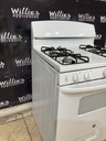 Ge Used Natural Gas Stove 30inches (White) 