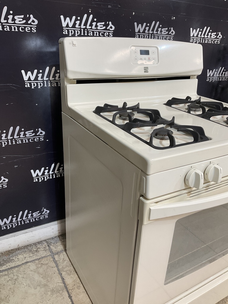 Kenmore Used Natural Gas Stove 30inches (Bisque) 