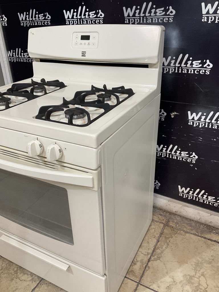 Kenmore Used Natural Gas Stove 30inches (Bisque) 