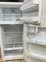 Ge Used Refrigerator Top and Bottom 28x64 1/2” (White) 