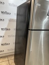 Frigidaire Used Refrigerator Top and Bottom 30x66 (Stainless Steel) 
