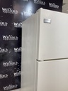 Frigidaire Used Refrigerator Top and Bottom 28x60 1/2” (Bisque) 